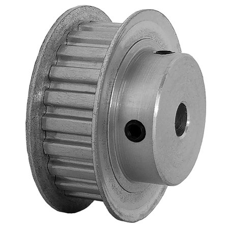 B B MANUFACTURING 22XL037-6FA3, Timing Pulley, Aluminum, Clear Anodized,  22XL037-6FA3